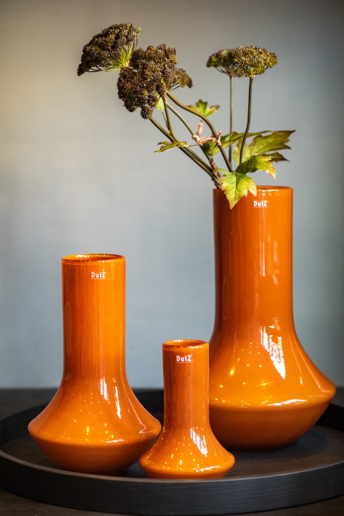 Marco vases in 3 different sizes in the colour Rost Brown